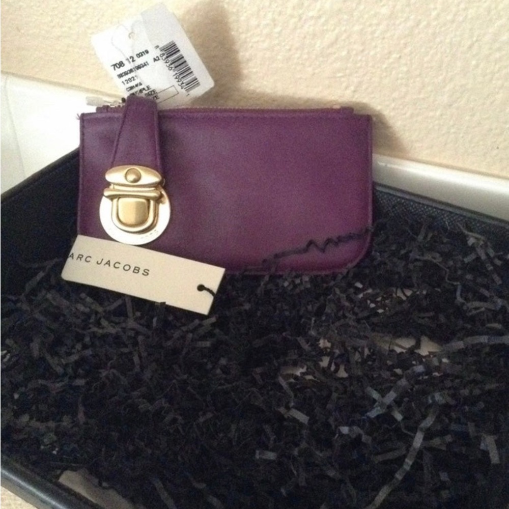 New with tag Authentic Marc Jacob key chain wallet